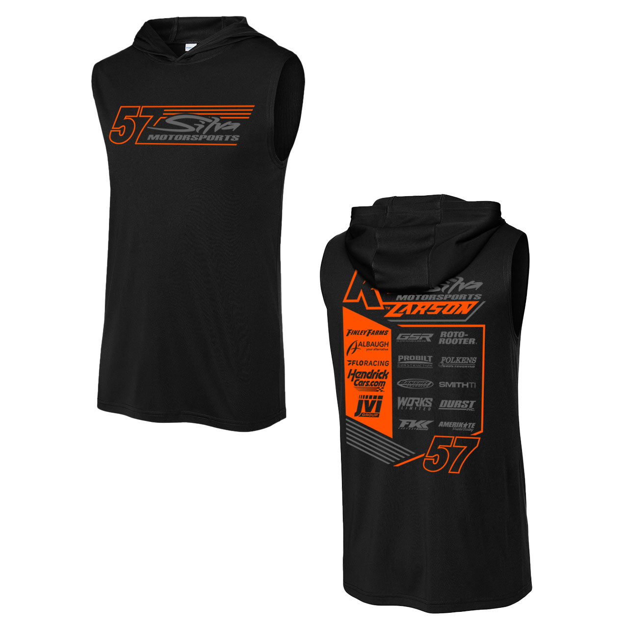 2025 57 Crew Design- Adult Black Sport-Tek Tank w/ Hood