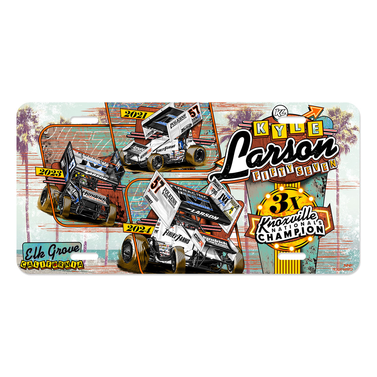 Winners' Row Design- License Plate
