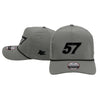 KL 57 Grey/Black Rope Snapback Hat