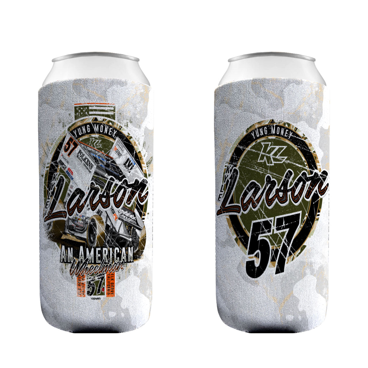 An American Wheelman Design- Coozie