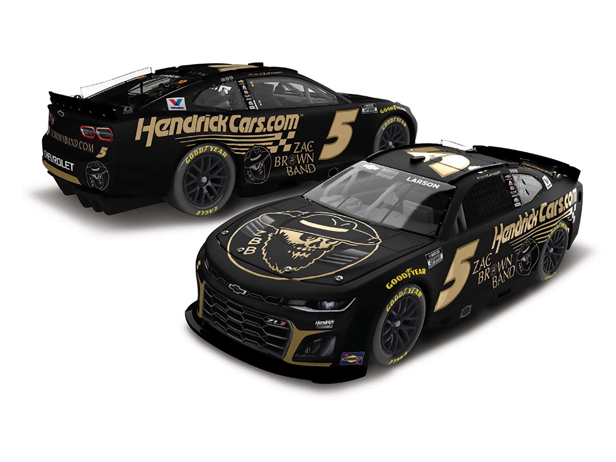 PRE-ORDER* 2025 HendrickCars.Com Zac Brown Band No. 5 1:24