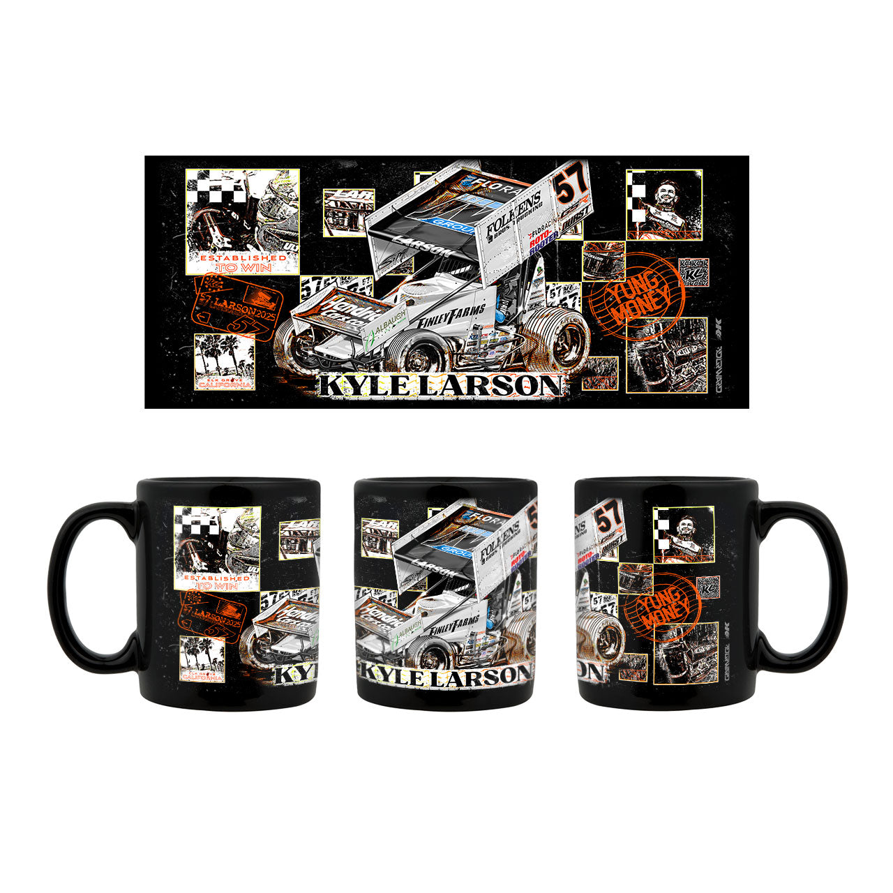 Checkered Scenes Design- Coffee Mug