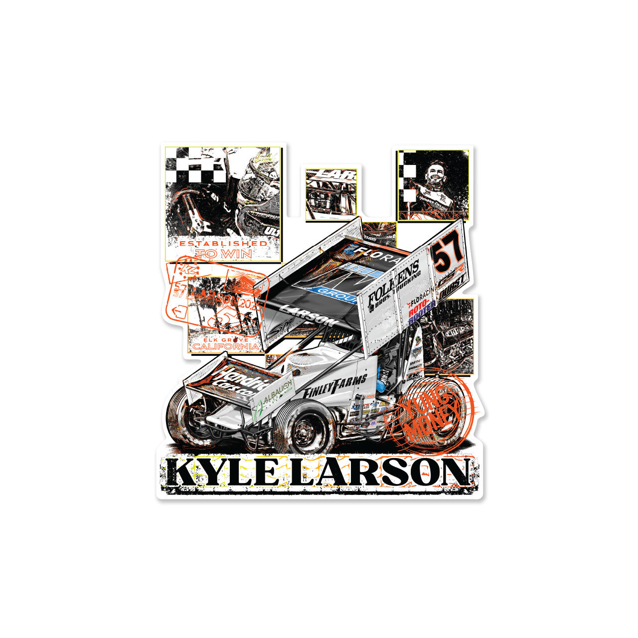 Checkered Scenes Design- Decal