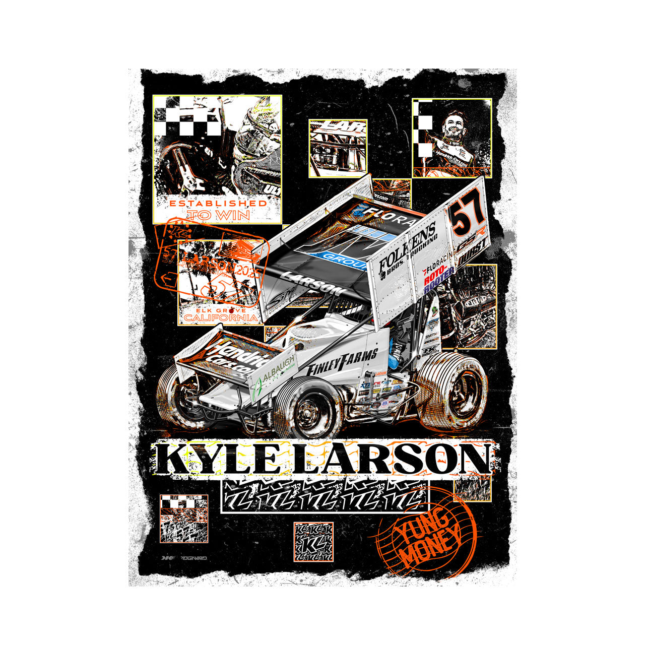 Checkered Scenes Design- Poster