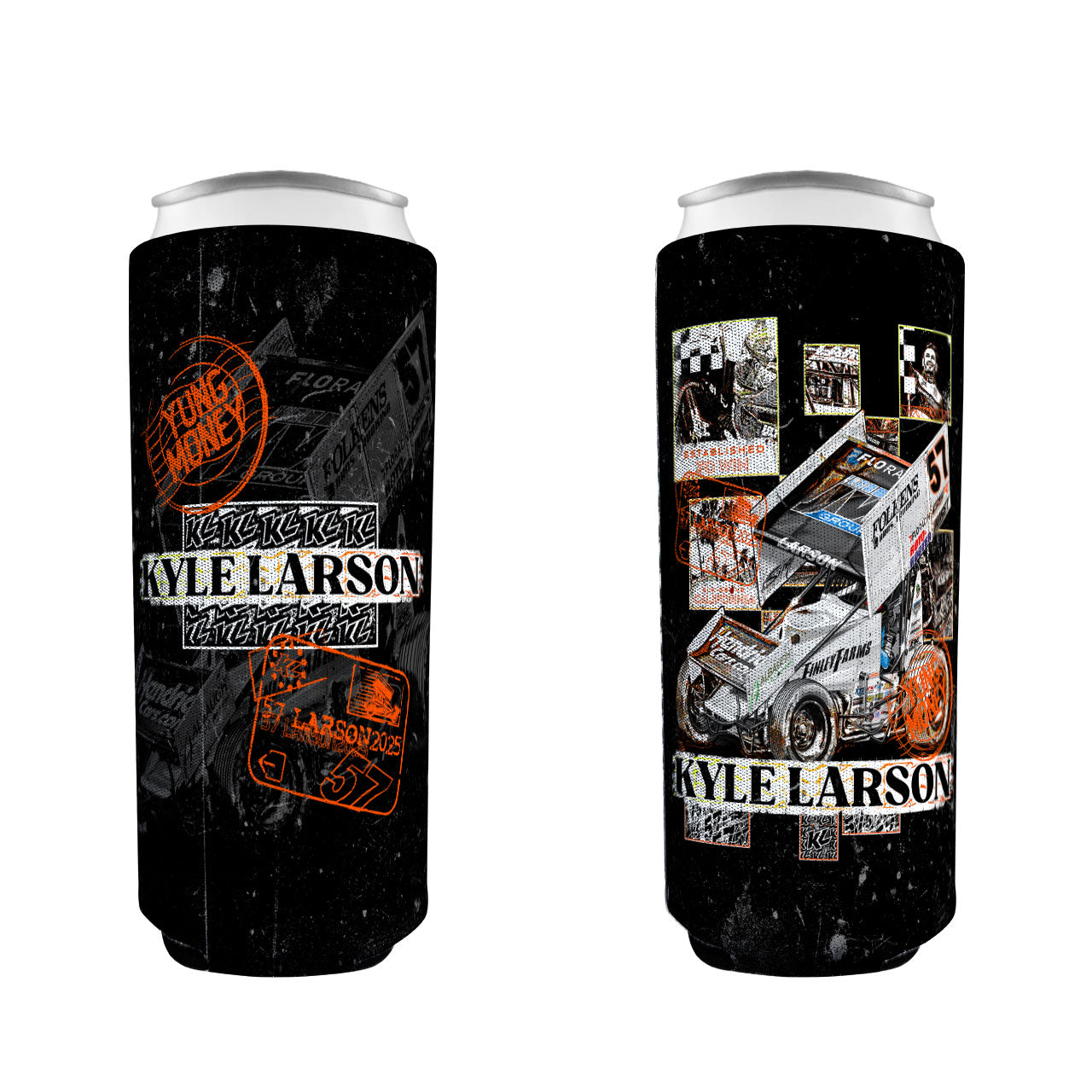 Checkered Scenes Design- Coozie