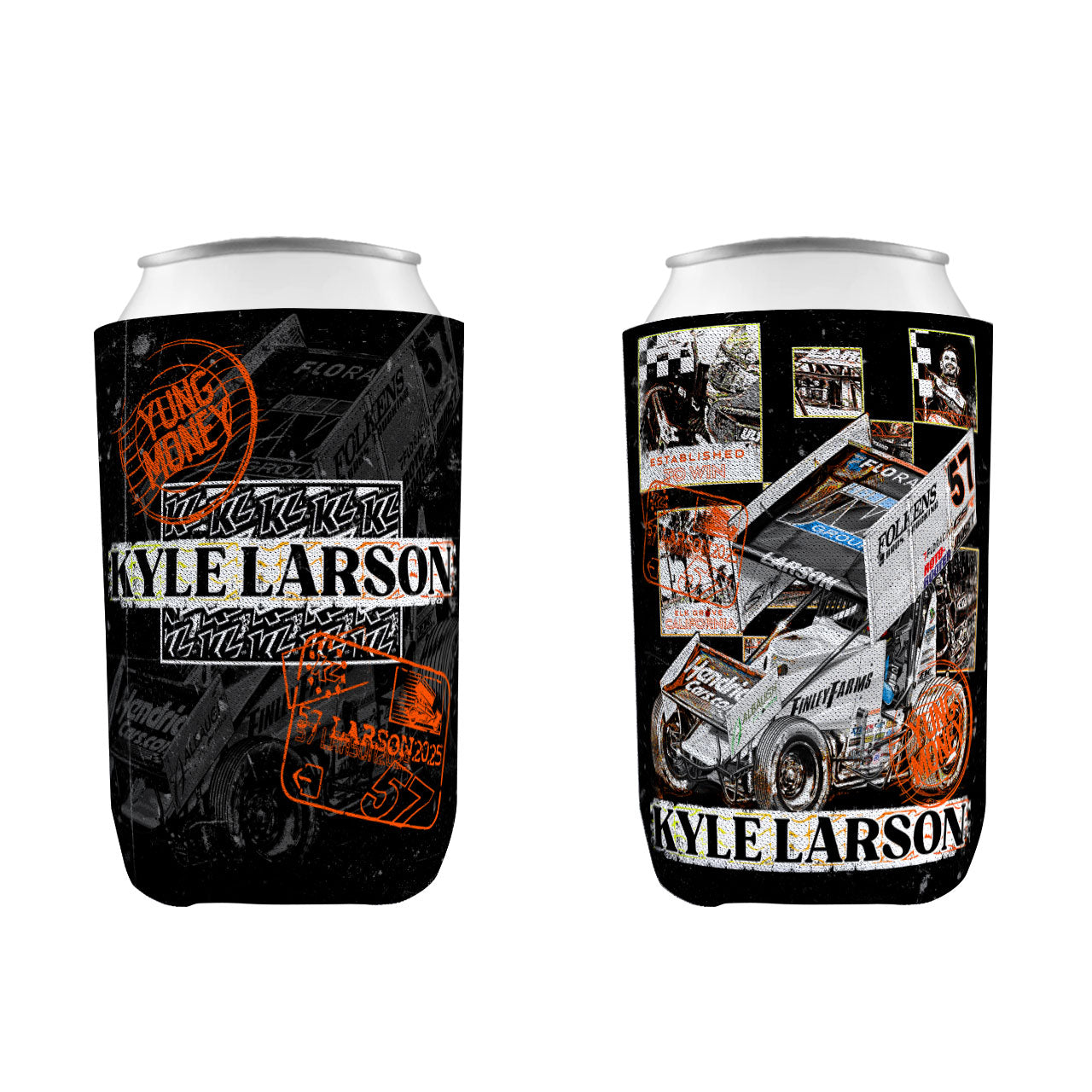 Checkered Scenes Design- Coozie