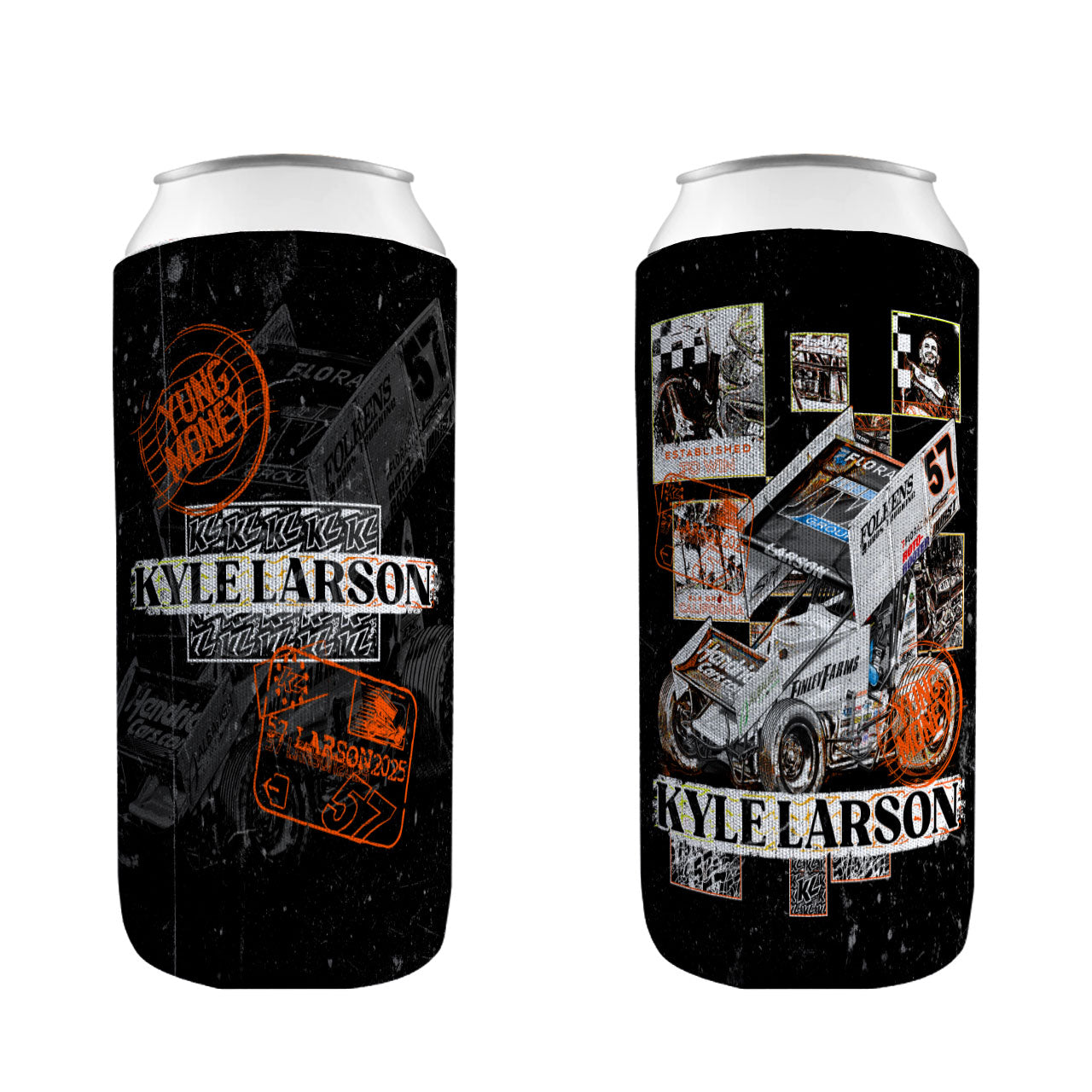 Checkered Scenes Design- Coozie