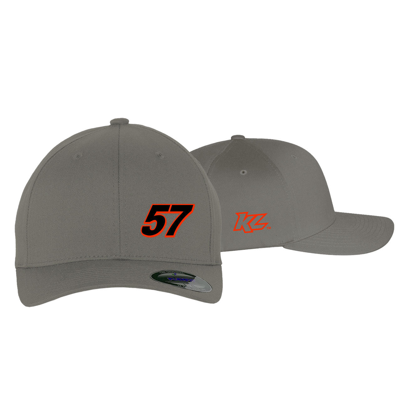 KL Clean Finish #57 Flexfit Hat- Grey