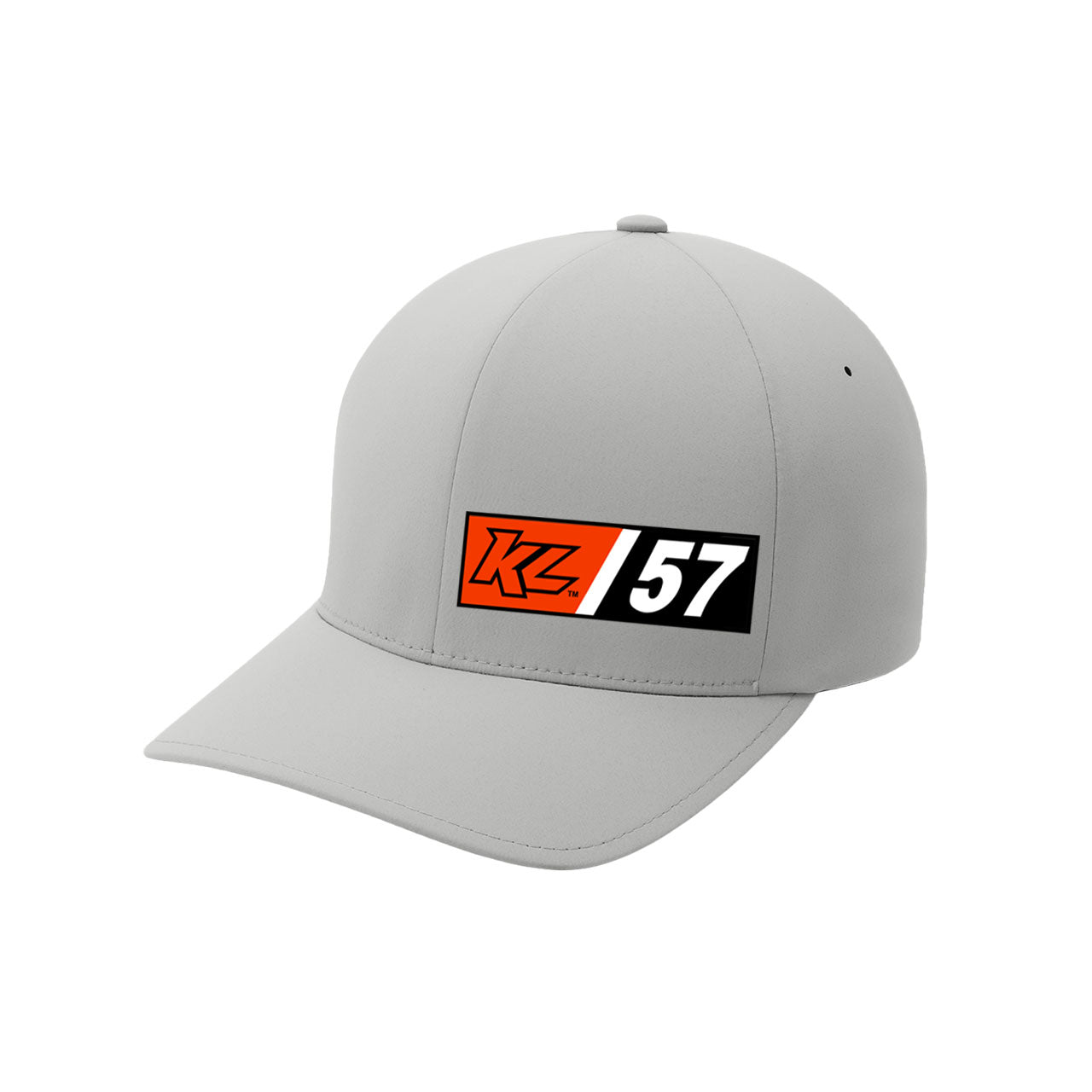 KL/57 Cut It Design- Silver Fitted Hat