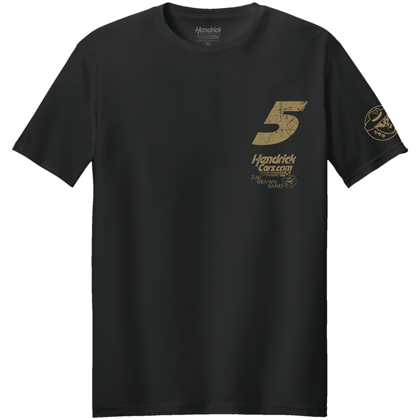 *PRE-ORDER* KL5 HendrickCars.Com Zac Brown Band Design- Adult Black T-Shirt