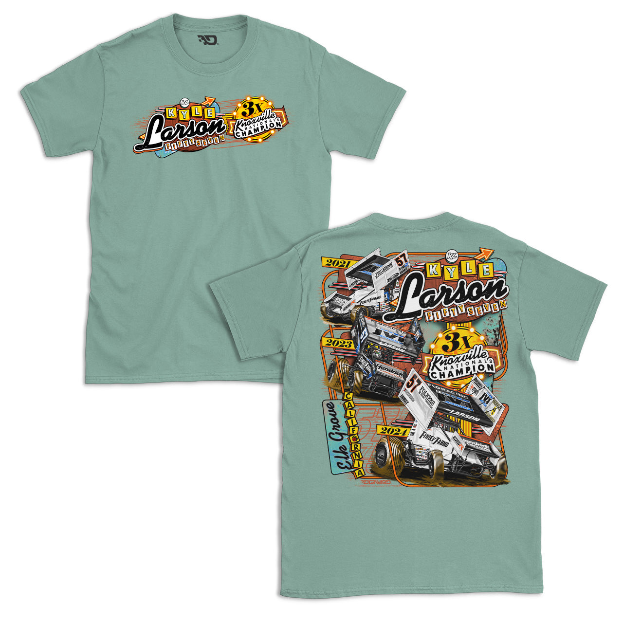 Winners' Row Design- Adult Turquoise T-Shirt