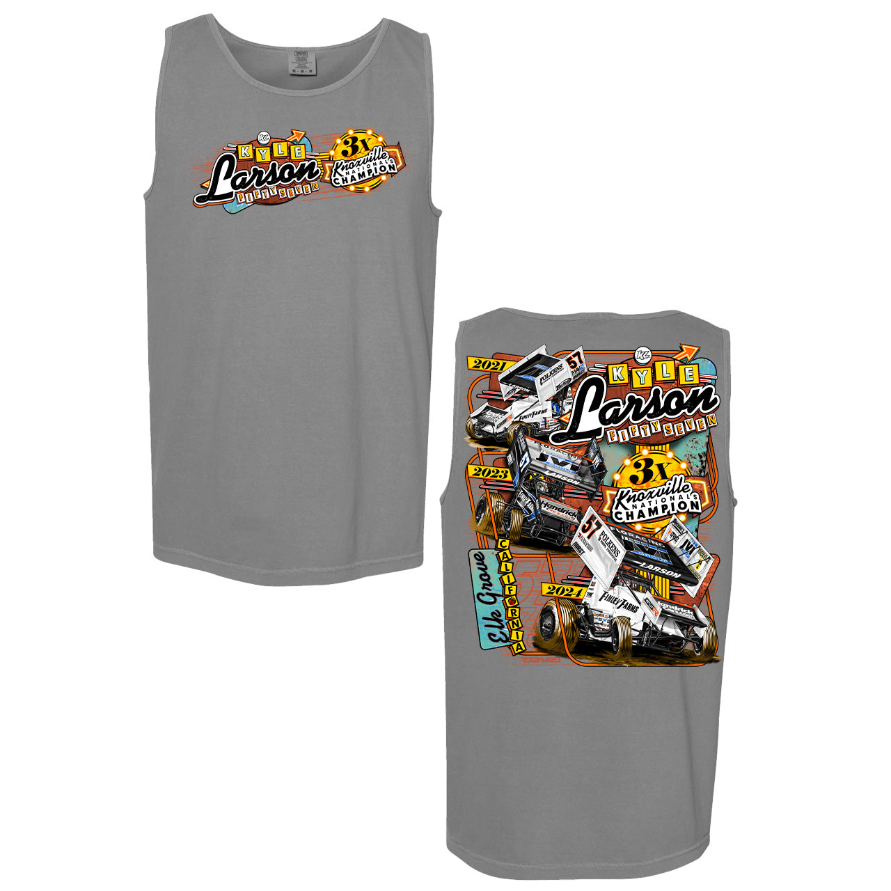 Winners' Row Design- Adult Grey Tank Top