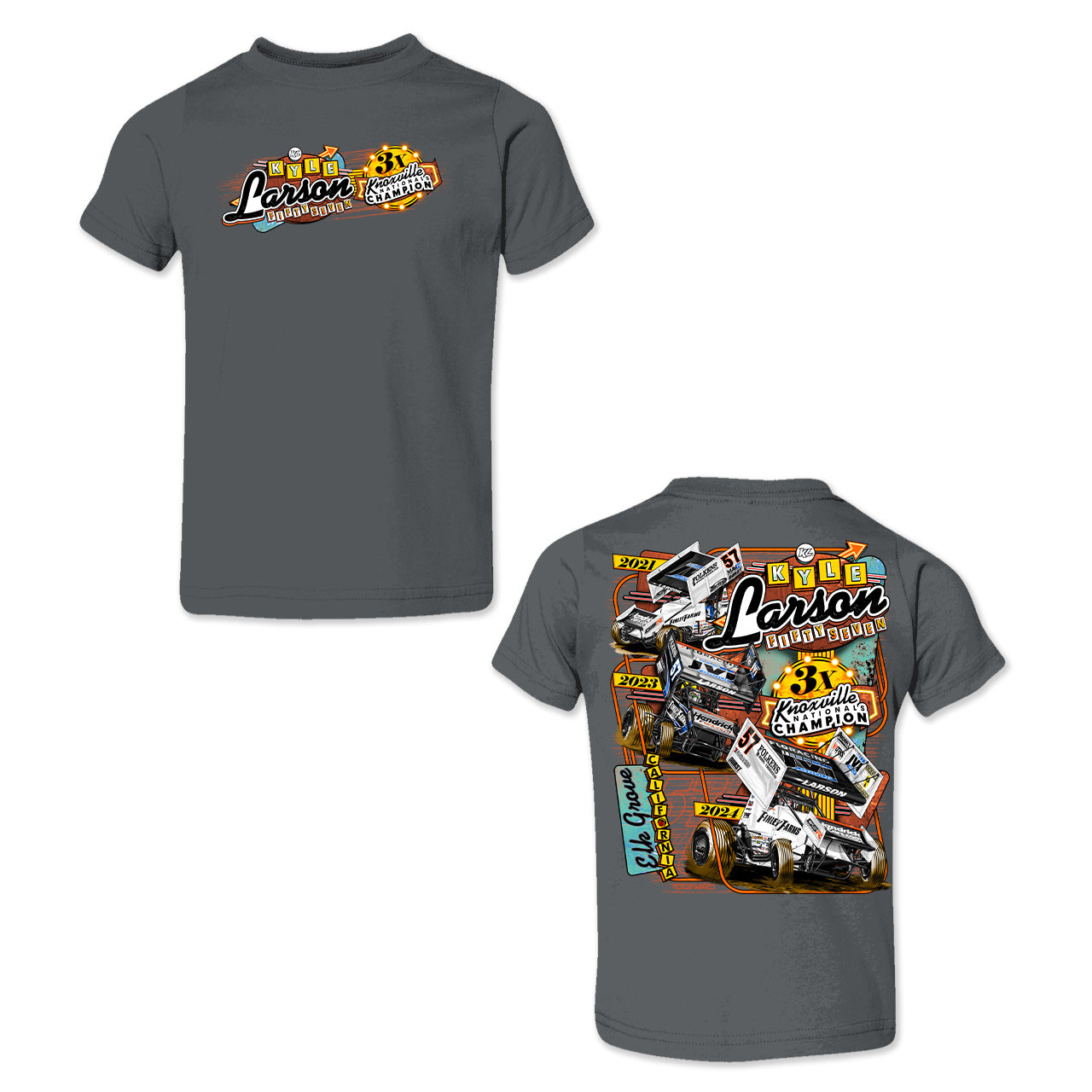 Winners' Row Design- Toddler Asphalt T-Shirt