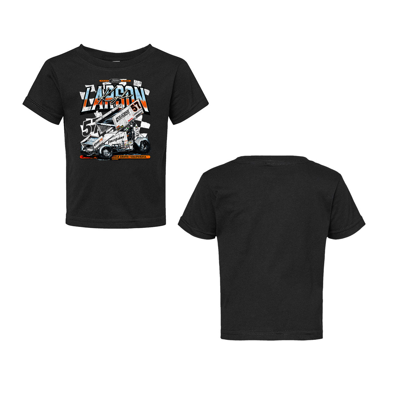 From the Front Design- Infant Black T-Shirt