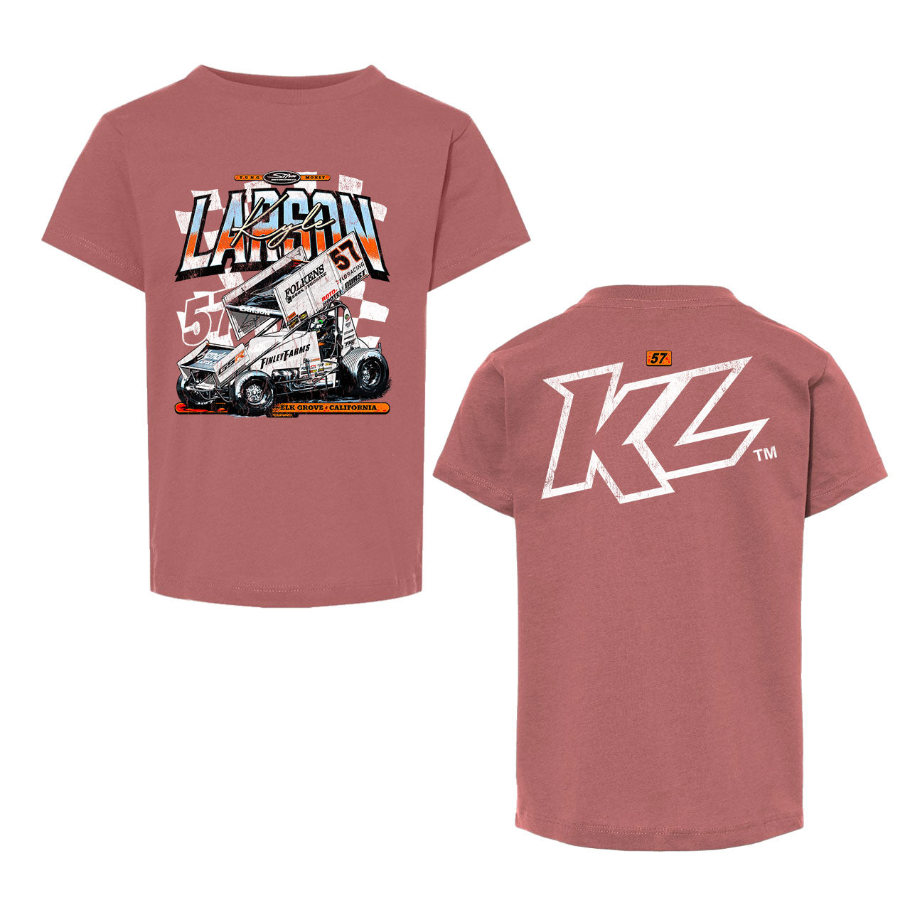 From the Front Design- Toddler Heather Mauve T-Shirt