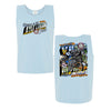 Welcome to the Kyle Larson Show- Adult Chambray Blue Unisex Tank Top