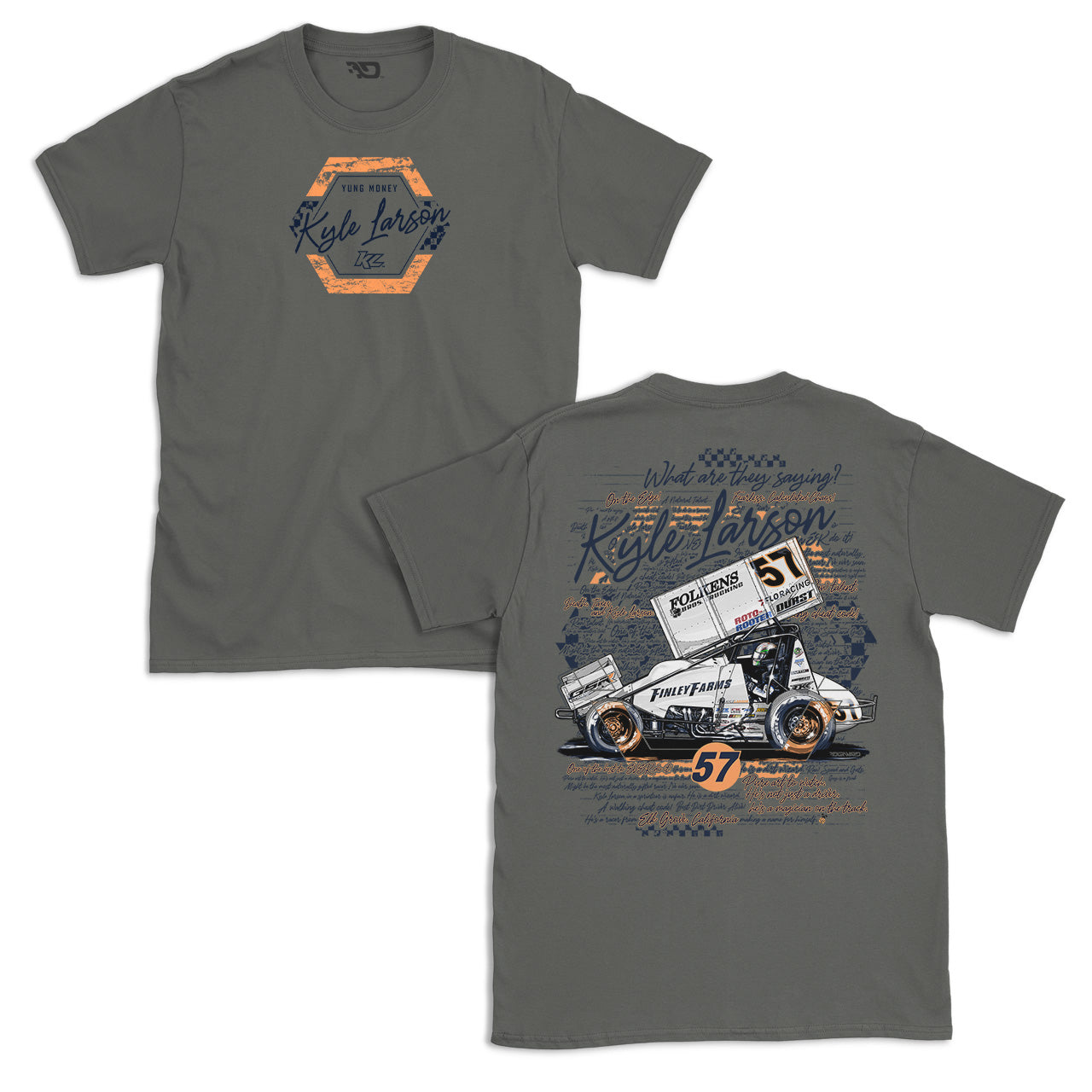 What are they Saying Design- Adult Pewter T-Shirt