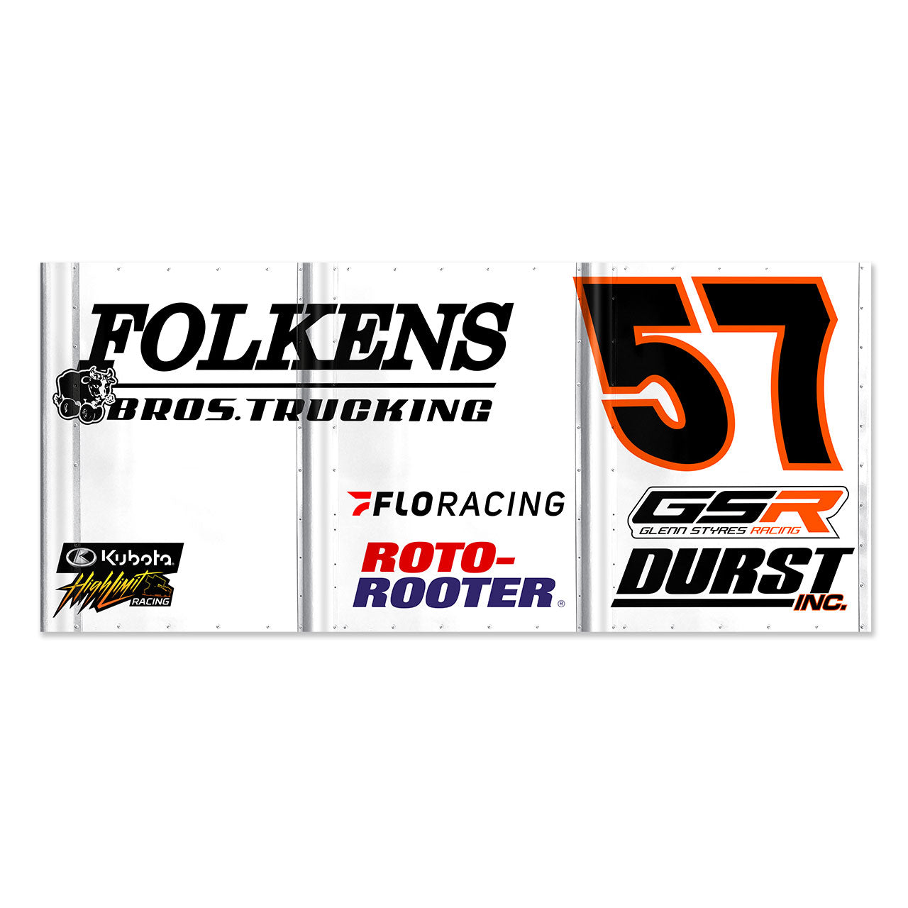 57 Sprint Car Wing Panel- Non-Autographed