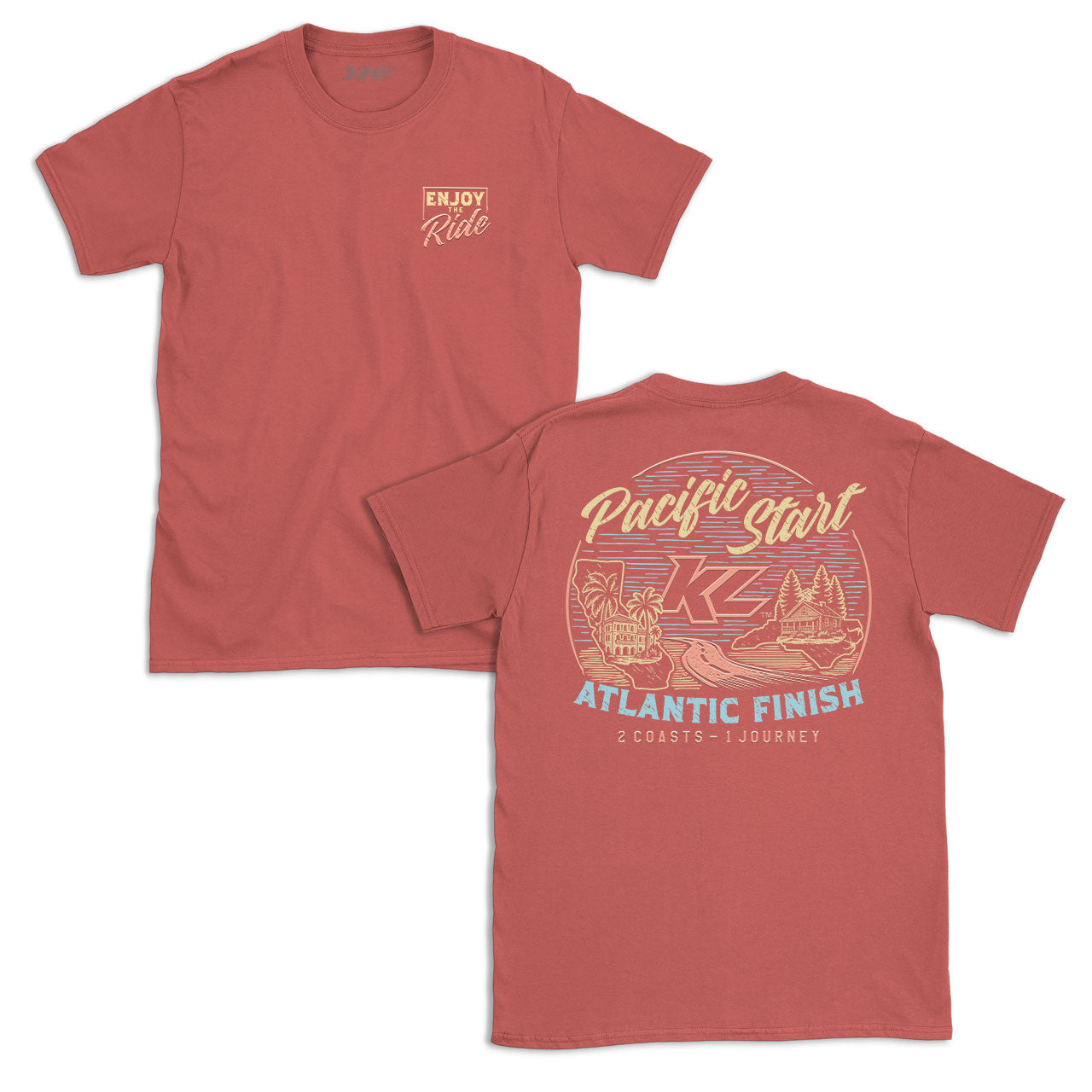 Pacific Start Design- Adult Nantucket Red T-Shirt