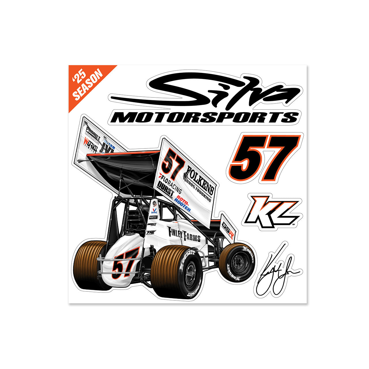 KL 57 2025 Decal Sheet