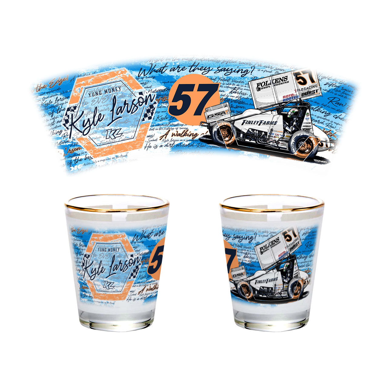 What are they Saying Design- Shot Glass