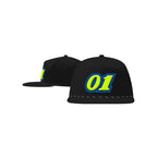 O1 Puff Design Cante Hat- Black