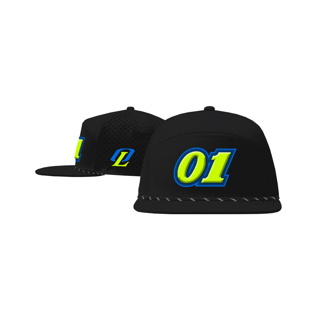 O1 Puff Design Cante Hat- Black