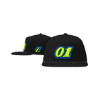 O1 Puff Design Cante Hat- Black