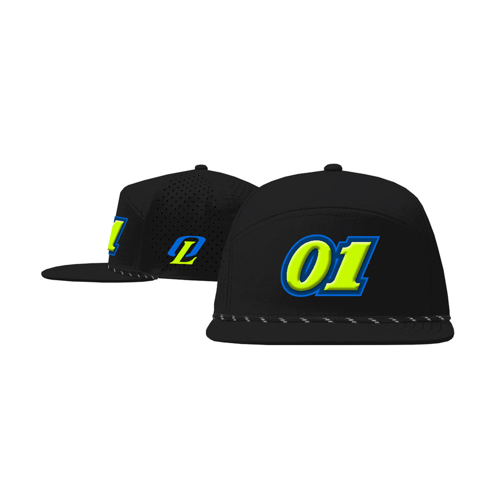 O1 Puff Design Cante Hat- Black