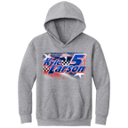 KL No.5 2025 Design- Youth Sport Grey Hooded Sweatshirt