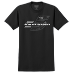 KL No. 5 Tonal Design- Adult Black T-Shirt