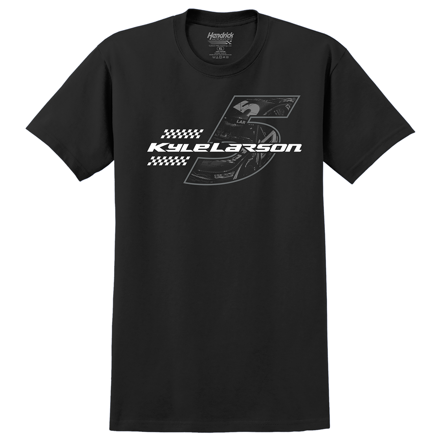 *PRE-ORDER* KL No. 5 Tonal Design- Adult Black T-Shirt