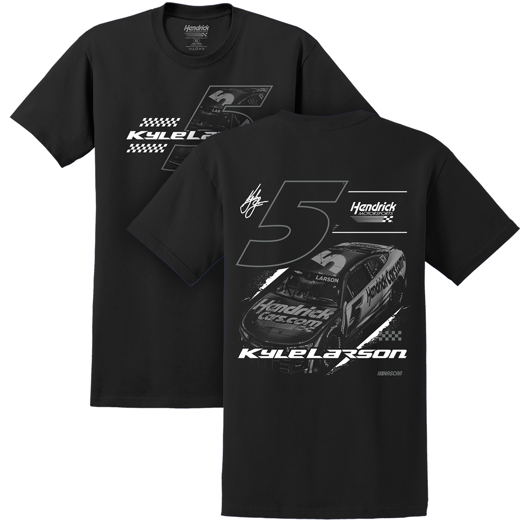 KL No. 5 Tonal Design- Adult Black T-Shirt