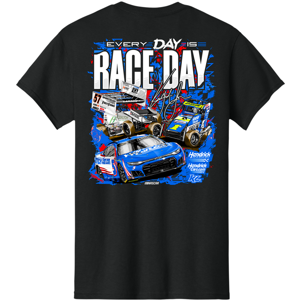 2026 Everyday is Raceday Design- Adult Black T-Shirt