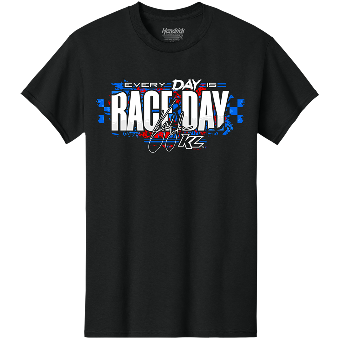 2026 Everyday is Raceday Design- Adult Black T-Shirt