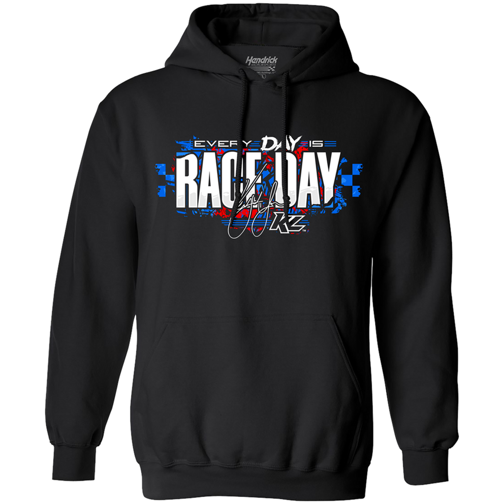 2026 Everyday is Raceday Design- Adult Black Hooded Sweatshirt