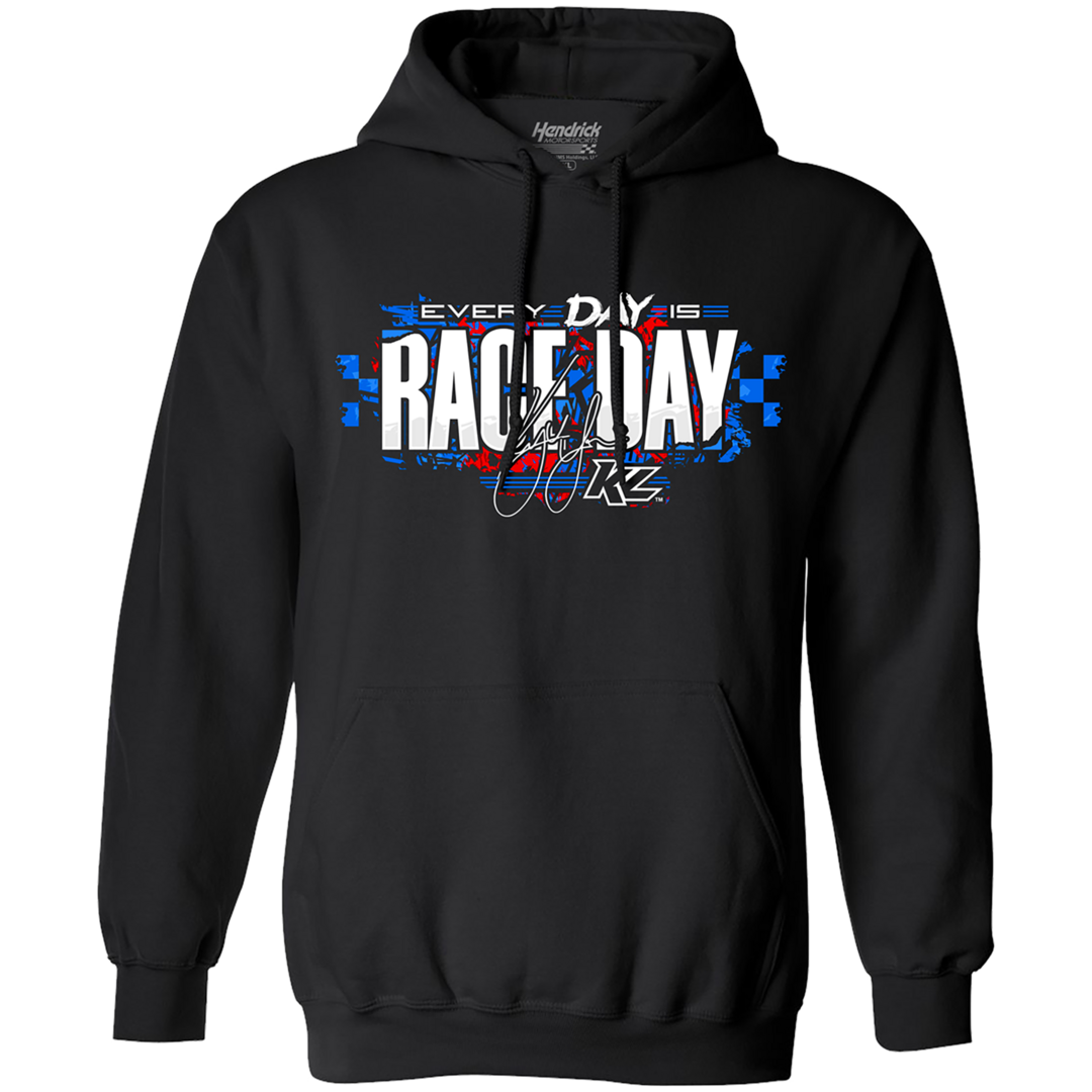 2026 Everyday is Raceday Design- Adult Black Hooded Sweatshirt