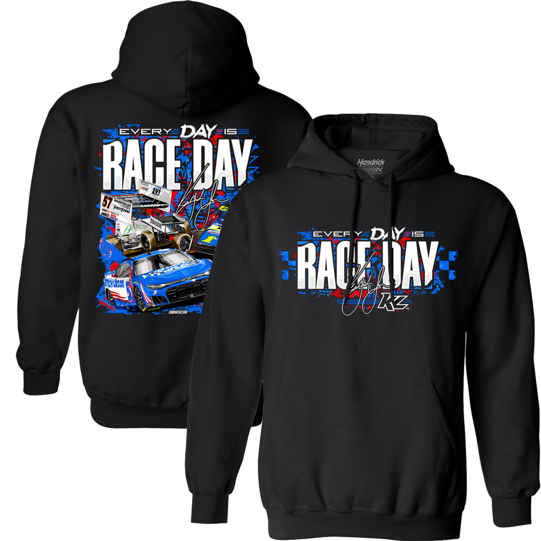 2026 Everyday is Raceday Design- Adult Black Hooded Sweatshirt