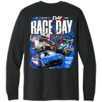 2026 Everyday is Raceday Design- Adult Black Long Sleeve T-Shirt