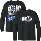 2026 Everyday is Raceday Design- Adult Black Long Sleeve T-Shirt