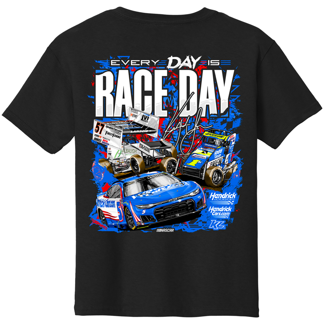 2026 Everyday is Raceday Design- Youth Black T-Shirt