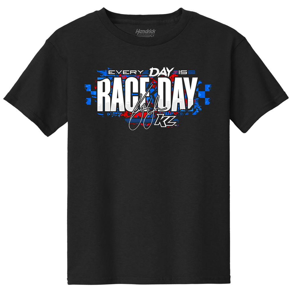 2026 Everyday is Raceday Design- Youth Black T-Shirt