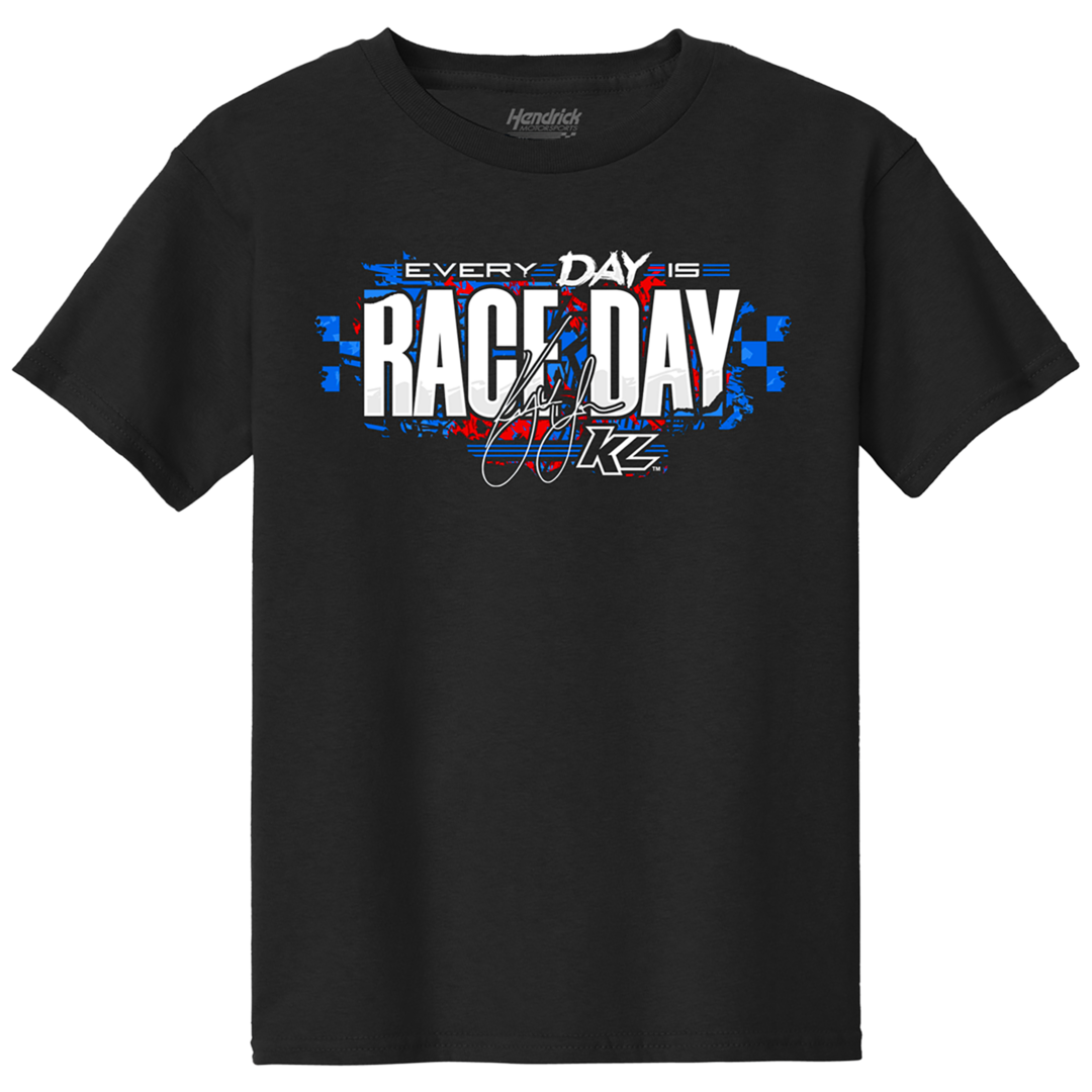 2026 Everyday is Raceday Design- Youth Black T-Shirt