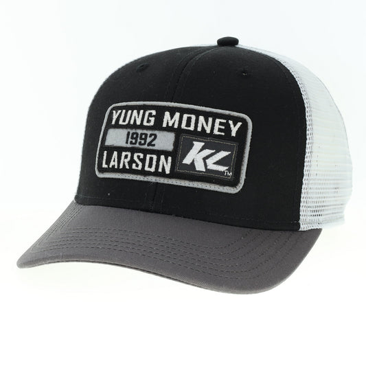 KL Yung Money 1992 Hat- Black/Dark Grey/Silver Trucker Snapback