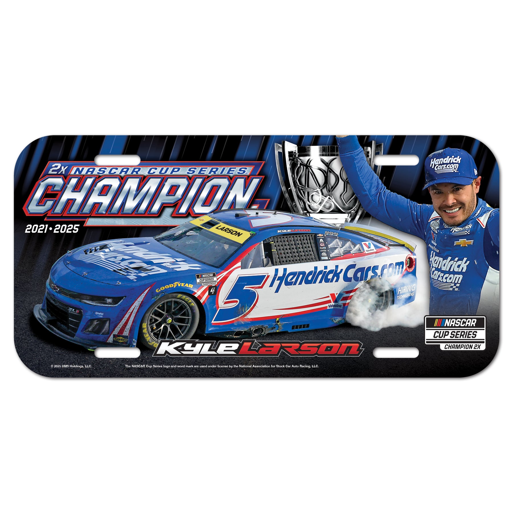 *PRE-ORDER* 2X No.5 Champion Plastic License Plate
