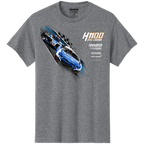 KL5/KL17 HendrickCars.Com H1100 Dual Design- Adult Graphite Heather Grey T-Shirt