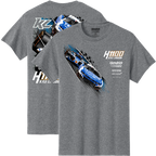 KL5/KL17 HendrickCars.Com H1100 Dual Design- Adult Graphite Heather Grey T-Shirt