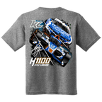 KL5/KL17 HendrickCars.Com H1100 Dual Design- Youth Graphite Heather Grey T-Shirt