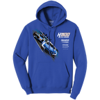 KL5/KL17 HendrickCars.Com H1100 Dual Design- Adult Royal Hooded Sweatshirt