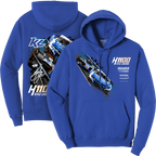 KL5/KL17 HendrickCars.Com H1100 Dual Design- Adult Royal Hooded Sweatshirt